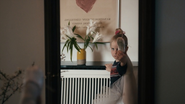 Video Reference: photograph, girl, ceremony, window, Person