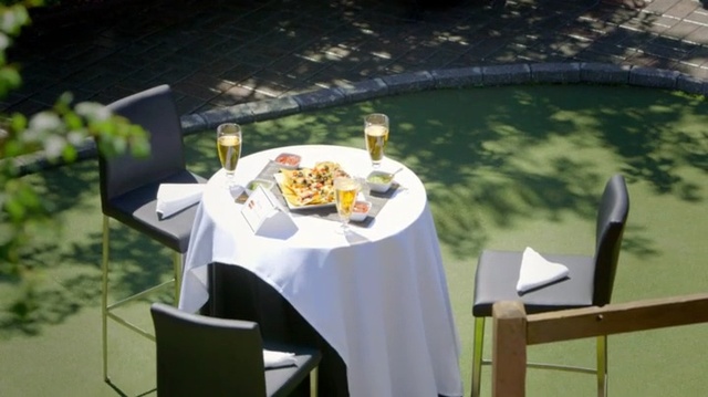 Video Reference: Tablecloth, Table, Furniture, Chair, Banquet, Restaurant, Meal, Textile, Event, Linens