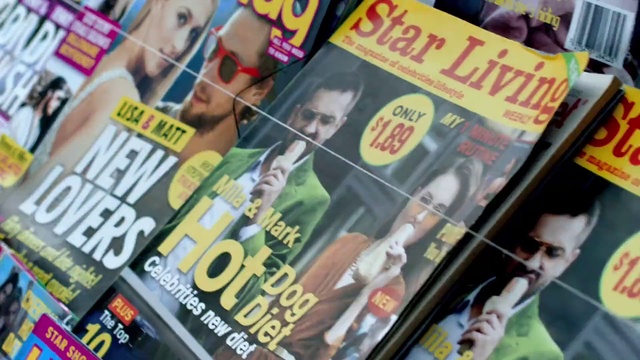 Video Reference: Magazine, Publication, Newspaper, Tabloid, Advertising, News