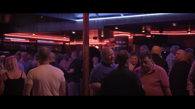 Video Reference: crowd, event, disco, entertainment, night, nightclub, audience, fun, bar, music venue, Person