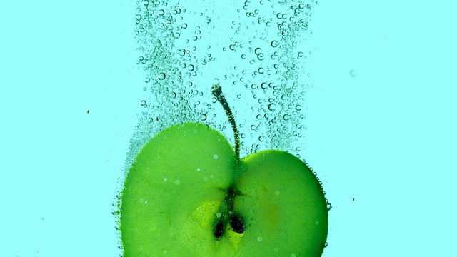 Video Reference: Green, Granny smith, Water, Drop, Apple, Dew, Liquid, Plant, Moisture, Leaf