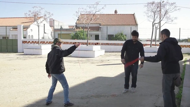 Video Reference: public space, community, vehicle, recreation, house, car, tree, Person