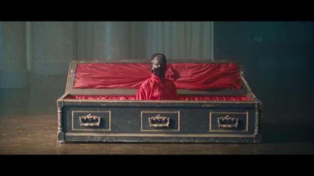 Video Reference: Red, Furniture, Box, Table, Still life