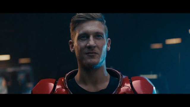 Video Reference: Chin, Screenshot, Muscle, Superhero, Fictional character, Chest, Person