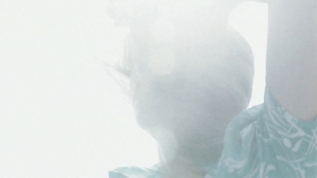 Video Reference: White, Head, Atmospheric phenomenon, Shoulder, Joint, Neck, Photography, Art