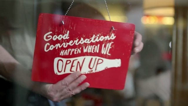 Video Reference: red, font, drink, Person