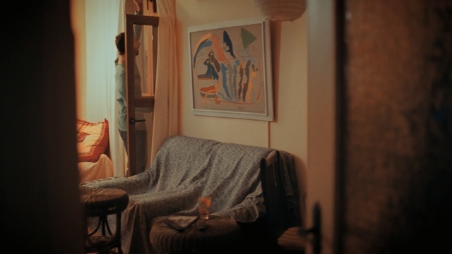 Video Reference: room, window, wood, furniture, home, house, interior design, darkness, girl