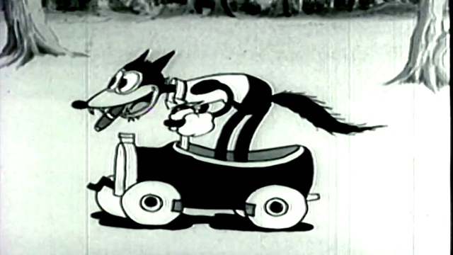 Video Reference: Animated cartoon, Cartoon, Black-and-white, Mode of transport, Illustration, Vehicle, Animation, Fictional character, Drawing, Car