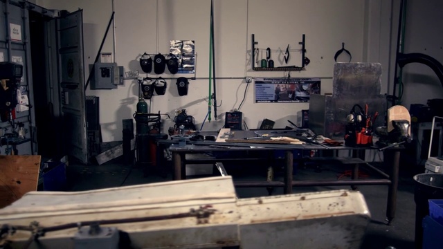 Video Reference: Toolroom, Room, Workbench, Workshop, Machine, Machine tool, Furniture, Building