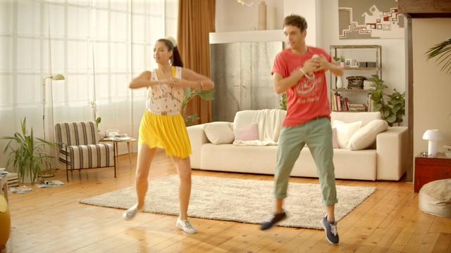 Video Reference: leg, entertainment, shoulder, dance, girl, performing arts, table, furniture, trunk, fun, Person