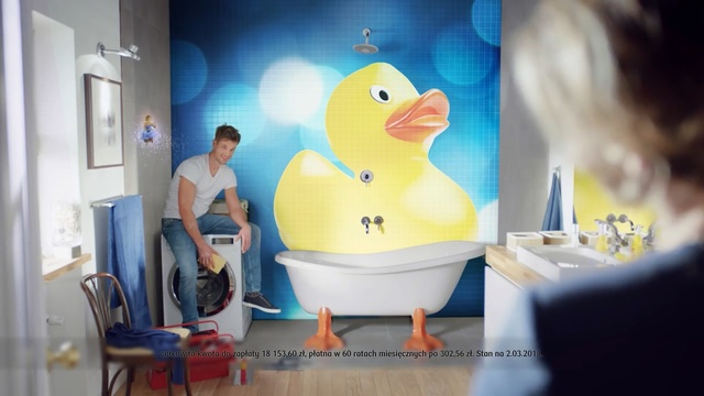 Video Reference: rubber ducky, Duck, Bird, Yellow, Water bird, Ducks, geese and swans, Room, Toy, Waterfowl, Livestock, Person, Male