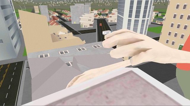 Video Reference: Architecture, Roof, Scale model, Hand, Animation, Urban design, House, Building