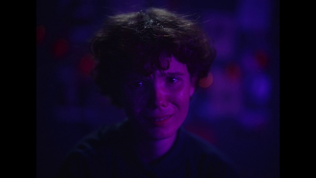 Video Reference: Blue, Violet, Purple, Face, Black, Photograph, Portrait, Head, Light, Darkness