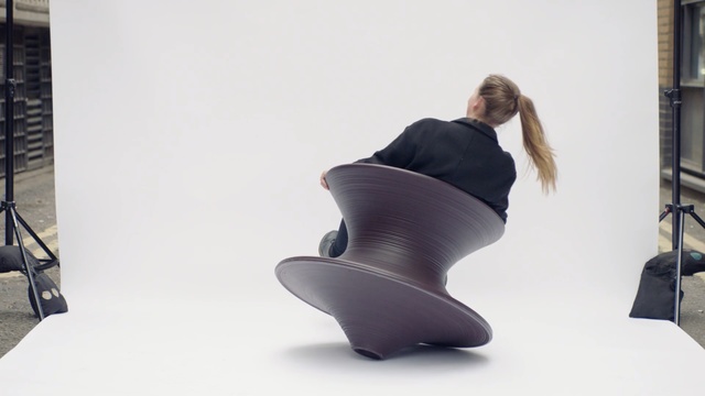 Video Reference: Sitting, Furniture, Chair, Footwear, Leg, Joint, Comfort, Shoe, High heels, Knee, Person