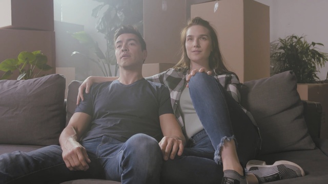 Video Reference: Couch, Sitting, Fun, Leg, Friendship, Room, Furniture, Jeans, Smile, Vacation, Person