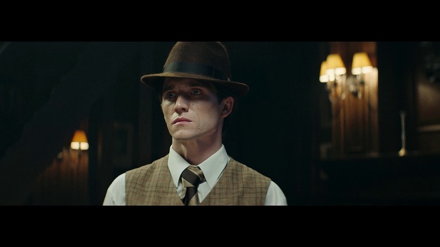 Video Reference: Photograph, Fedora, Hat, Movie, Darkness, Headgear, Human, Fashion accessory, Fun, Facial hair