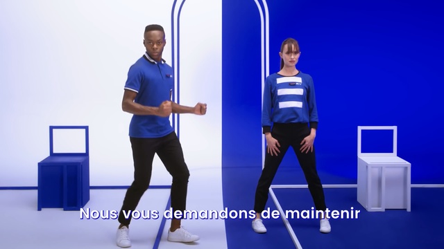 Video Reference: Shoulder, Cobalt blue, Arm, Electric blue, Joint, Advertising, Person