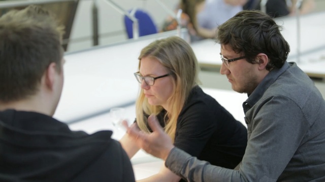 Video Reference: communication, conversation, glasses, vision care, fun, human behavior, Person