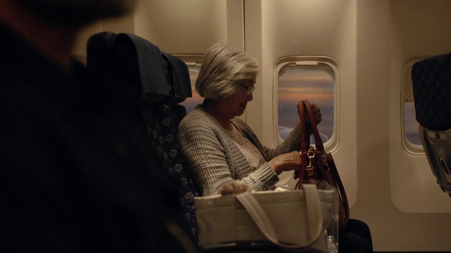 Video Reference: Fun, Human, Blond, Sitting, Passenger, Photography, Room, Reflection