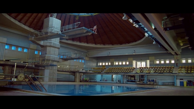 Video Reference: Architecture, Building, Daylighting, Metropolitan area, Swimming pool, Roof, Real estate, Leisure centre, Window, Photography