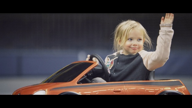Video Reference: car, automotive design, photography, girl, sitting, child, fun, smile, vehicle, Person