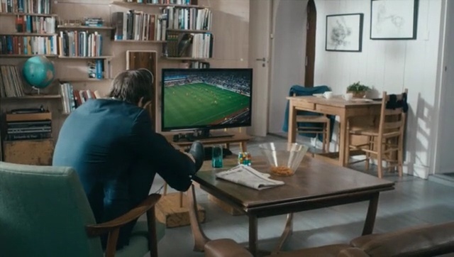 Video Reference: furniture, room, table, interior design, technology, window, Person