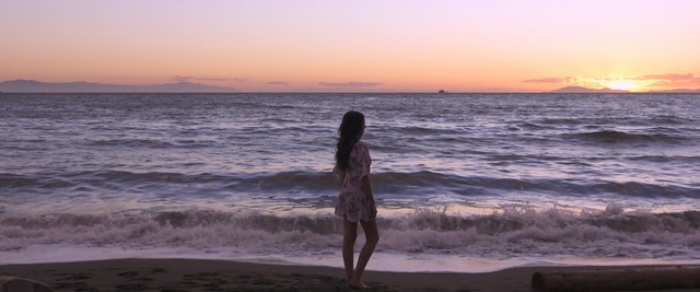 Video Reference: sea, body of water, ocean, sky, shore, horizon, beach, sunset, wave, sunrise