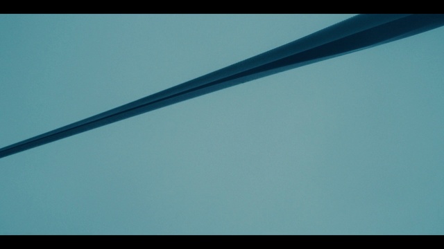 Video Reference: Blue, Daytime, Sky, Green, Azure, Line, Atmosphere, Technology, Calm, Architecture