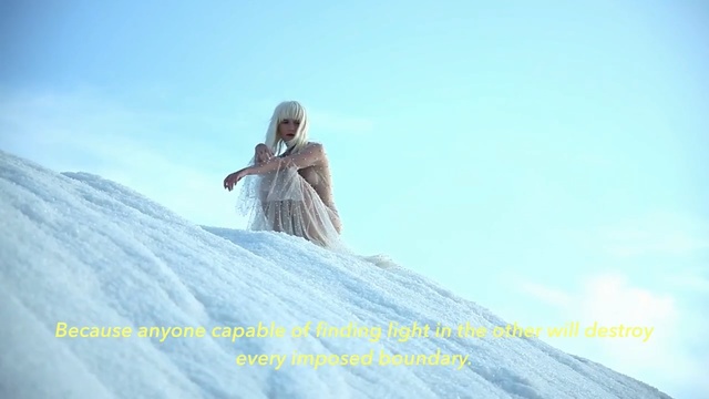 Video Reference: sky, arctic, vacation, glacial landform, freezing, mountain, cloud, ice, winter, girl, Person