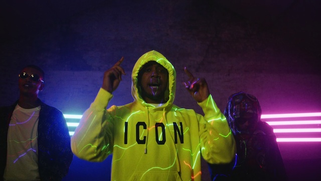 Video Reference: Green, Yellow, Purple, Light, Violet, Fun, Neon, Outerwear, Music, Event