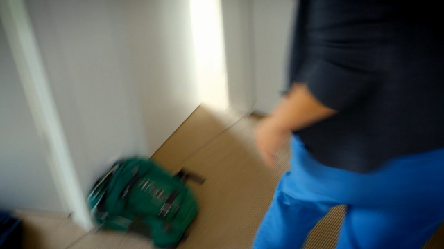 Video Reference: Blue, Green, Floor, Joint, Sportswear, Arm, Shoulder, Flooring, Leg, Hardwood