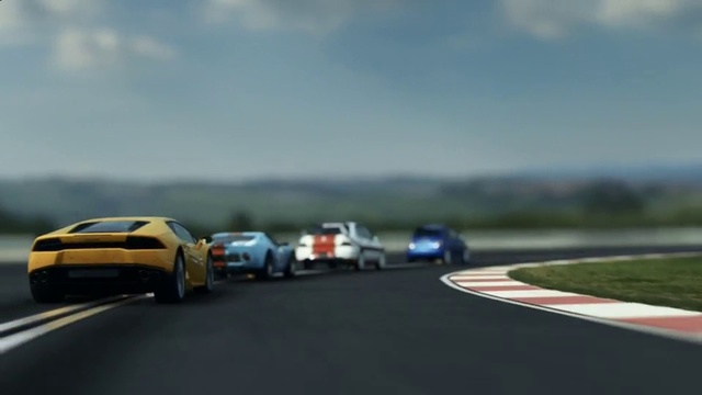 Video Reference: Land vehicle, Vehicle, Car, Automotive design, Performance car, Race track, Supercar, Sports car, Race car, Road