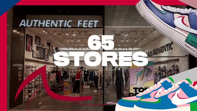 Video Reference: Footwear, Shoe, Shoe store, Pink, Building, Retail, Skate shoe, Design, Font, Outlet store