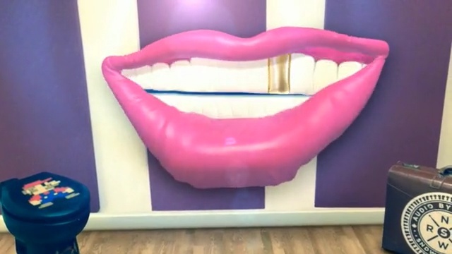 Video Reference: mouth, product, tooth, magenta, furniture, jaw, lip