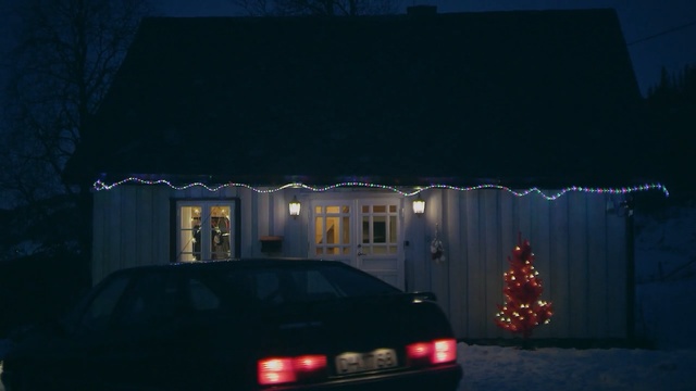 Video Reference: blue, night, light, house, home, lighting, architecture, darkness, sky, evening