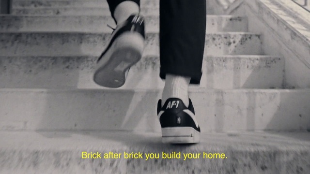 Video Reference: White, Black, Photograph, Footwear, Shoe, Black-and-white, Snapshot, Ankle, Leg, Monochrome