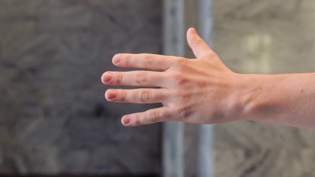 Video Reference: Finger, Hand, Nail, Thumb, Arm, Gesture, Wrist, Person, Using, Woman, Holding, Sitting, Laptop, Food, Young, Computer, White, Blue, Playing, Red