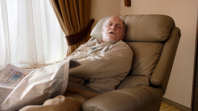 Video Reference: Comfort, Furniture, Room, Sitting, Couch, Person