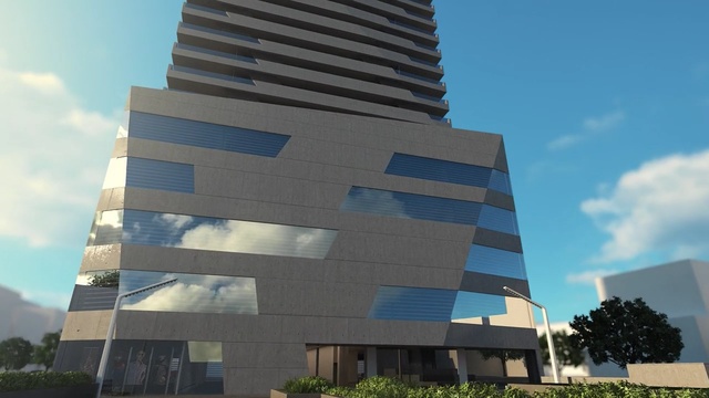 Video Reference: building, commercial building, corporate headquarters, property, condominium, architecture, daytime, headquarters, mixed use, tower block