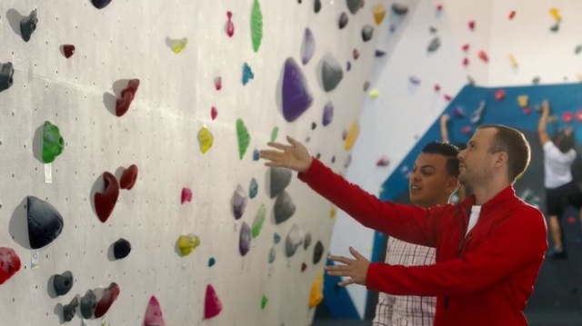 Video Reference: Climbing hold, Bouldering, Climbing, Sport climbing, Adventure, Wall, Rock climbing, Recreation, Leisure, Play, Person
