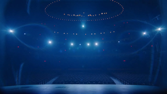 Video Reference: Blue, Light, Stage, Lighting, Atmosphere, Electric blue, Theatre, Sky, Space, Graphics