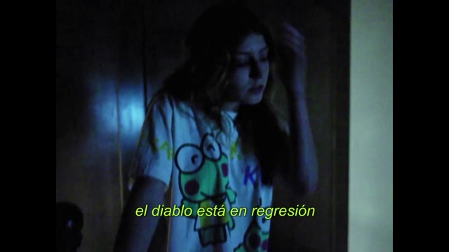 Video Reference: Black, Photograph, Cool, Green, Darkness, Light, Text, Head, Fun, Purple