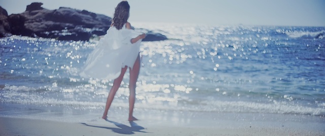 Video Reference: Sky, Standing, Water, Fun, Sea, Wave, Vacation, Ocean, Cloud, Happy