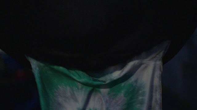 Video Reference: Green, T-shirt, Darkness, Dress, Textile, Room, Photography, Neck, Art, Undergarment