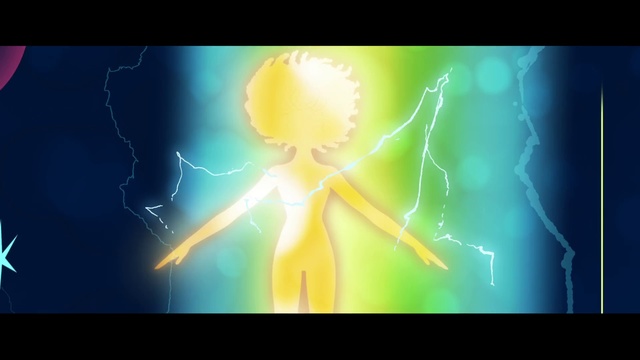Video Reference: Sky, Green, Light, Atmosphere, Lightning, Organism, Lens flare, Wind, Anime, Space