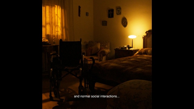 Video Reference: Room, Lighting, Sky, Furniture, Darkness, House, Night, Photography, Lighting accessory, Light fixture, Person