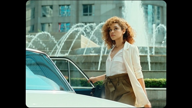 Video Reference: beauty, girl, lady, car, snapshot, photography, automotive design, photo shoot, vehicle, long hair, Person