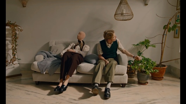 Video Reference: Sitting, Room, Furniture, Person