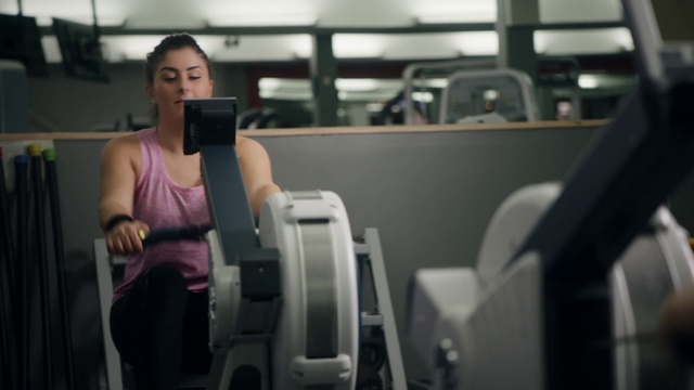 Video Reference: Gym, Shoulder, Room, Physical fitness, Weight training, Exercise machine, Leg, Airline, Exercise equipment, Sport venue