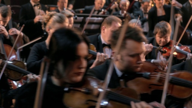 Video Reference: Orchestra, Music, Musician, Violinist, Classical music, Violist, Concertmaster, Musical ensemble, Viola, Fiddle